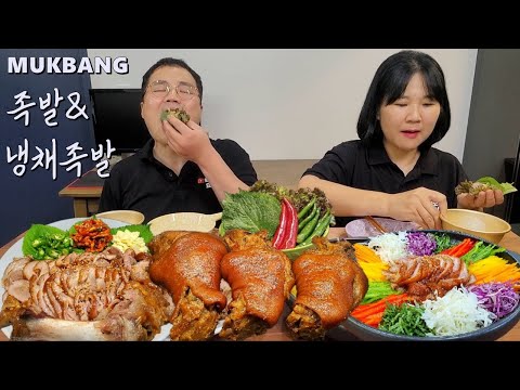 Видео: Блюдо из свиной передней ножки по-корейски (Чокбал С горчичным соусом Чокбал)ㅣCookingㅣMukbang