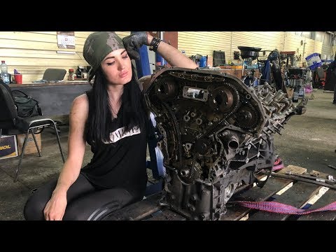 Видео: ИНФИНИТИ разобрали СТУКНУВШИЙ мотор