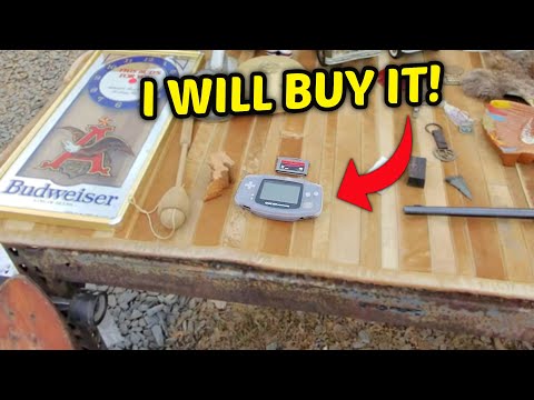 Видео: Я был единственным сборщиком на этом деревенском блошином рынке!