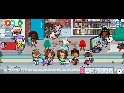 Видео: Построилась школа бесплатно в игре тока бока🤩