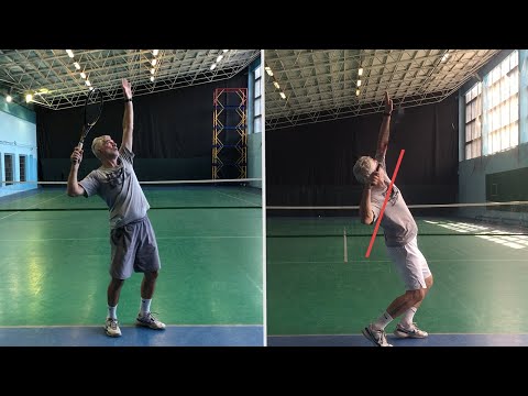 Видео: как исправить локоть на подаче