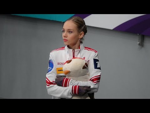 Видео: Анастасия ЗИНИНА - КП - ЮГП Красноярск 2021 | Anastasia ZININA - SP - JGP Krasnoyarsk 2021