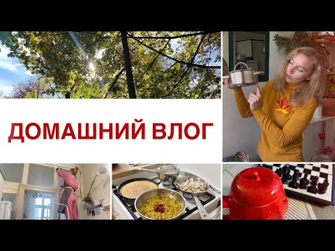 Видео: Будни мамы на кухне 🧹🫧👩‍🍳 Новая посуда, большая осенняя уборка и много готовлю на несколько дней 🍁