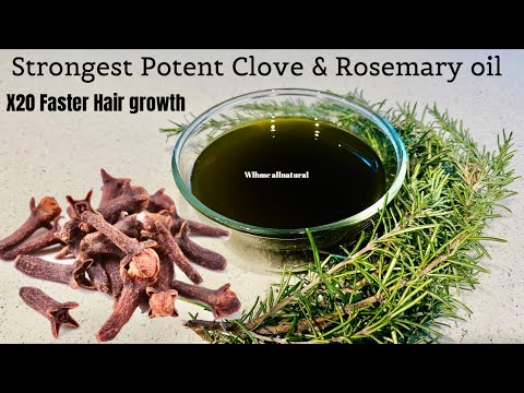 Видео: Эффективное масло гвоздики и розмарина! Как приготовить масло гвоздики и розмарина для роста волос