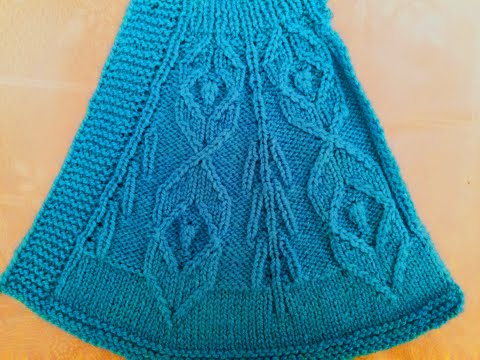 Видео: УЗОР "ИЗУМРУД" СПИЦАМИ. УЗОР ДЛЯ КРУГЛОЙ КОКЕТКИ СВЕРХУ.  МК