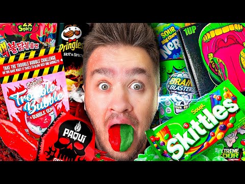 Видео: УЛЬТРА КИСЛАЯ VS УЛЬТРА ОСТРАЯ ЕДА ЧЕЛЛЕНДЖ!
