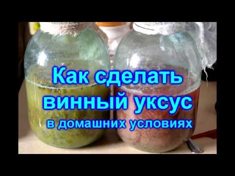 Видео: Как сделать винный уксус в домашних условиях ?  Оказывается, просто!