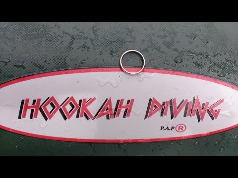 Видео: Подводный поиск золота .  Система Хука Minelab Sovereign Underwater metal detecting Hookah diving