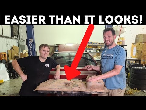 Видео: Как установить и заменить новый топливный бак или топливный насос в FoxBody Mustang