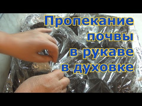 Видео: Обеззараживание почвы в рукаве для запекания. Готовлюсь к посевам