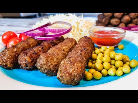 Видео: Мититеи Очень Сочные и Вкусные Кебапчета