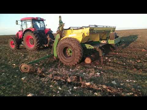 Видео: 03.04.2021. Введение в оборот залежи! Посев льна! Технология No-til!