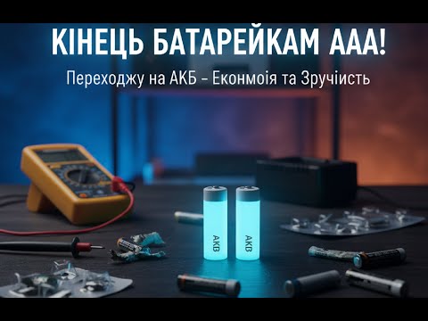 Видео: Кінець батарейкам AAA! Переходжу на АКБ – 🔋Економія та Зручність🔋