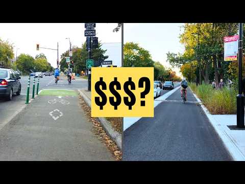 Видео: Истинная цена велосипедных дорожек (в чём люди ошибаются)