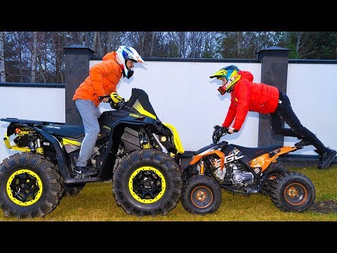 Видео: ДРИФТИМ. Я против ПАПЫ... Кто КРУЧЕ???BRP vs ATV. Dad deserves it.