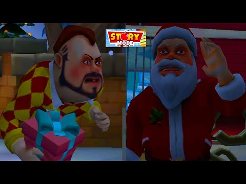 Видео: ПРИВЕТ СОСЕД DARK RIDDLE STORY MOD НОВЫЙ ГОД в игре Дарк Риддл Стори Мод прохождение