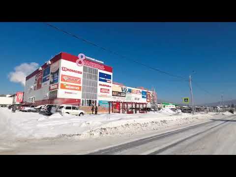 Видео: Улицы города после снегопада. Белорецк. Южный Урал.