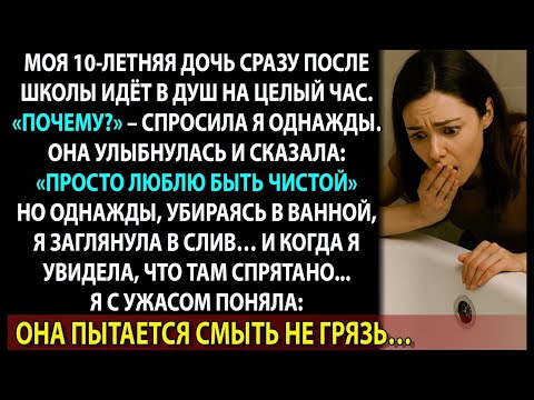 Видео: Моя 10-летняя дочь каждый день после школы шла в душ. То, что я нашла в сливе, меня потрясло