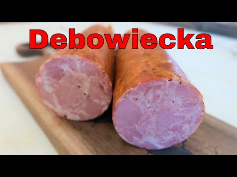 Видео: Дебовецкая, польская копчёно-вяленая колбаса. 1001 лучший рецепт колбасы