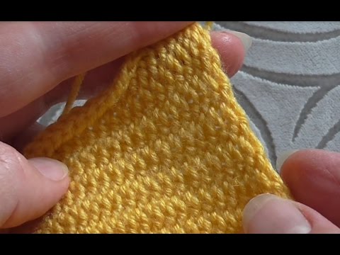 Видео: Изнаночная гладь Тамбурное вязание крючком Slip stitch crochet
