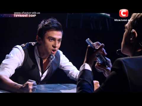 Видео: Х-фактор 4. Дует TwoVoices -- Стріляй (Океан Ельзи cover) [Четвертый прямой эфир] [16.11.2013]
