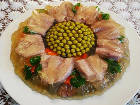 Видео: Очень ВКУСНОЕ и КРАСИВОЕ Заливное из ГОВЯЖЬЕГО языка ЗАЛИВНОЕ из ЯЗЫКА рецепт НА ПРАЗДНИЧНЫЙ стол