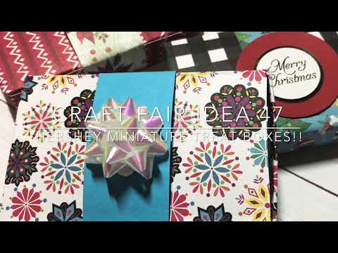 Видео: Серия Craft Fair 2018 — миниатюрные коробки с угощениями Hershey!