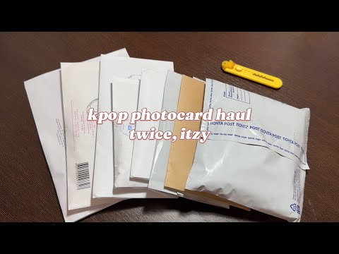 Видео: распаковка кпоп фотокарт #18; kpop haul twice, itzy