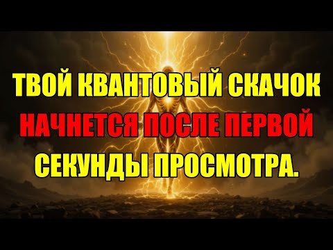 Видео: Это Видео Запустит Ваш Квантовый Скачок В Новую Реальность С Первой Секунды Просмотра.