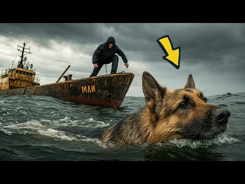 Видео: Моряки Заметили Плывущую Собаку Посреди Моря — То, что она им сказала, повергло в ШОК!