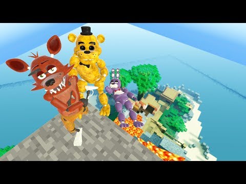 Видео: Гаррис Мод не стандартные рэгдолы на карте Майнкрафт [МОД: ФНАФ2 Голден Фреди Бони и Фокси]