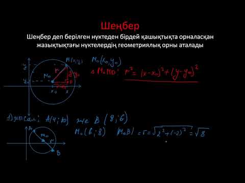Видео: Екінші реттік қисықтар. Шеңбер, эллипс, гипербола, парабола 1-бөлім