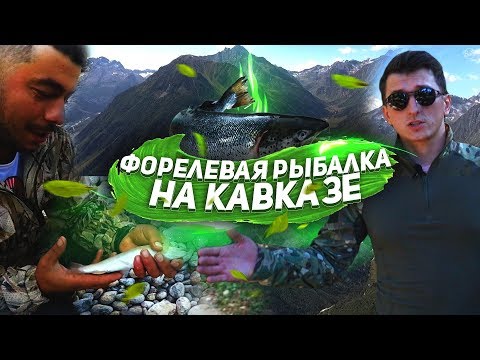 Видео: Форелевая рыбалка на Кавказе. Trout fishing. Рыбалка в горах. Рыбалка в КЧР. Горная форель. Горы.