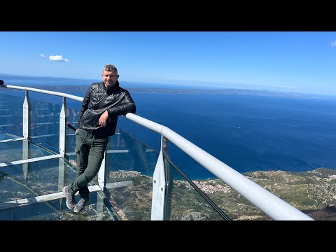 Видео: Хорватия,отпуск. Башка-Вода. Горный массив «Биоково». Опасный серпантин к вершине «Свети Юри»