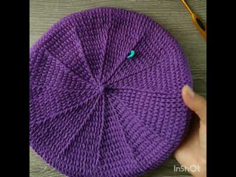 Видео: Берет крючком