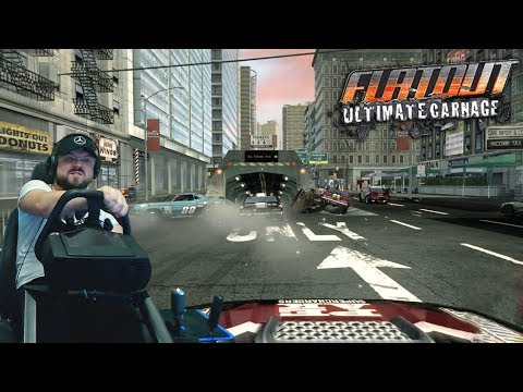 Видео: Офигенная городская мясорубка в FlatOut: Ultimate Carnage