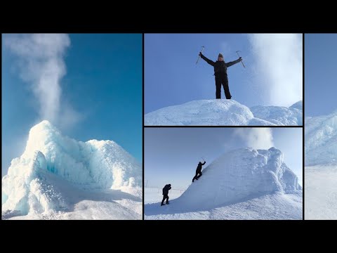 Видео: Ледяной вулкан 🌋 в Кегене