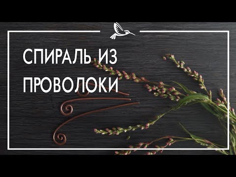 Видео: КАК СДЕЛАТЬ КРАСИВЫЙ ЗАВИТОК ИЗ ПРОВОЛОКИ I Free tutorial for beginning I DIY project wirewrap