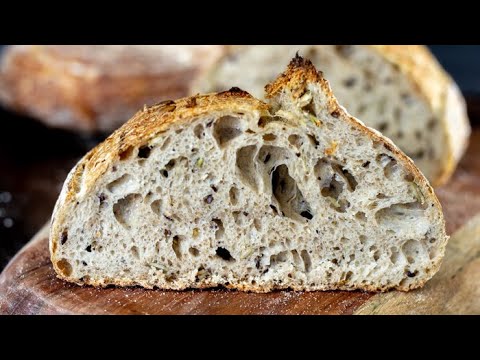 Видео: Понимание хлеба на закваске от начала до конца | гидратация, автолиз, объемная ферментация, расст...