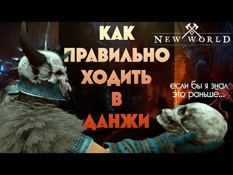 Видео: КАК ХОДИТЬ В ДАНЖИ И НЕ УМИРАТЬ | NEW WORLD ГАЙД