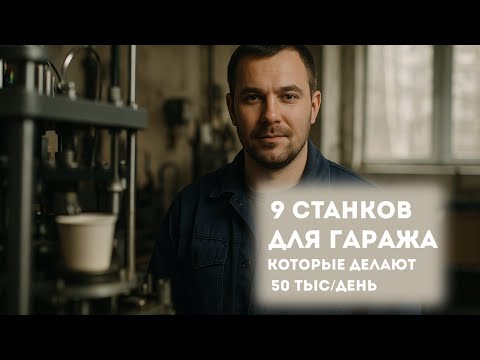 Видео: 9 СТАНКОВ ДЛЯ БИЗНЕСА С ДОХОДОМ ОТ 1000$ В ДЕНЬ | Обзор ниш 2025