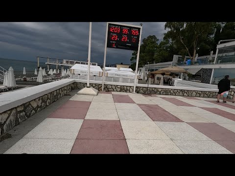 Видео: АДЛЕР. ПОКУШАЛ НА 300 РУБЛЕЙ. ПОГОДА, ГУЛЯЮ ЮЖНОЕ ВЗМОРЬЕ ЛАЗУРЬ.