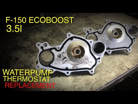 Видео: Замена водяного насоса и термостата Ford F-150 3.5l Ecoboost (полное руководство)
