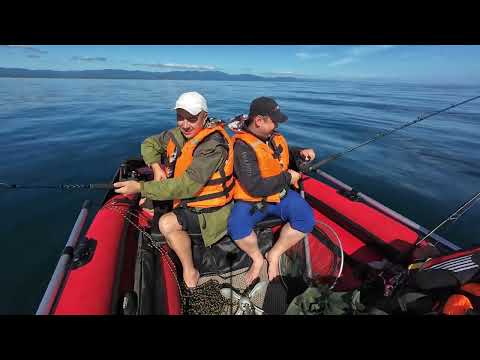 Видео: Сахалин. Рыбалка в охотском море 13.08.25