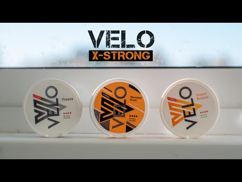 Видео: Обзор никотиновых паучей Вело. VELO X-STRONG