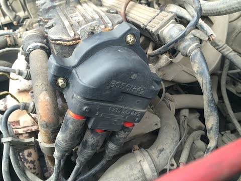 Видео: Замена крышки распределителя зажигания Опель с18nz c20ne, мойка мотора