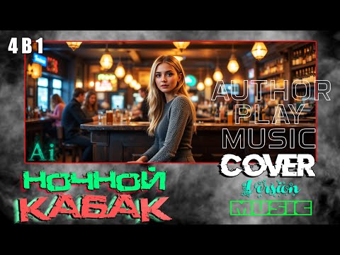 Видео: Ai-Author Play Music - Ночной кабак. Cover version. 4 в 1