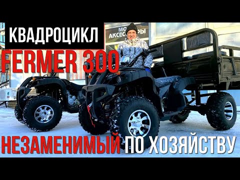 Видео: ОБЗОР Квадроцикла с кузовом IMPERIYA-MOTO FERMER 300