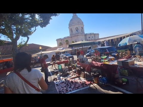 Видео: Барахолка в Лиссабоне Фейра да Ладра.