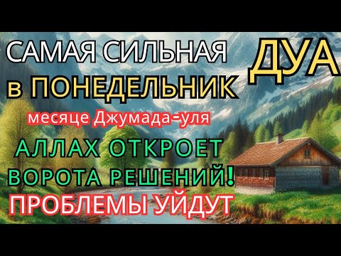 Видео: Дуа В ПОНЕДЕЛЬНИК Очень сложные проблемы будут решены #дуа 🤲🔑
